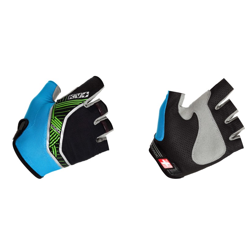 Gants marche nordique ete rollerski KV+ Onda bleu