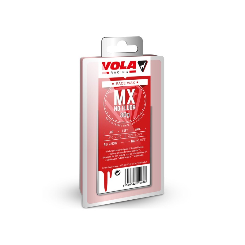 Fart sans fluor MX rouge 80gr Fart sans fluor MX rouge 80gr