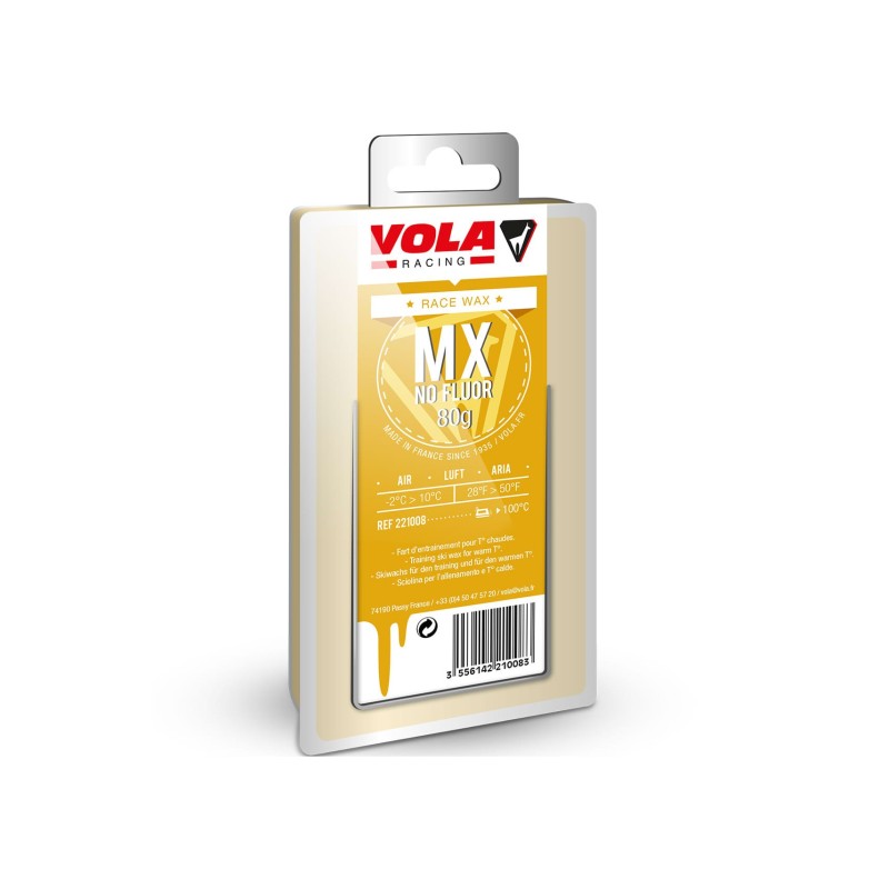 Fart sans fluor MX jaune 80gr Fart sans fluor MX jaune 80gr