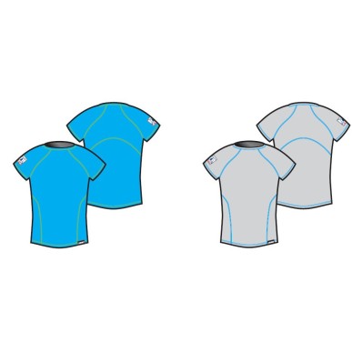 T-shirt unisexe GARDA KV+ bleu ou gris