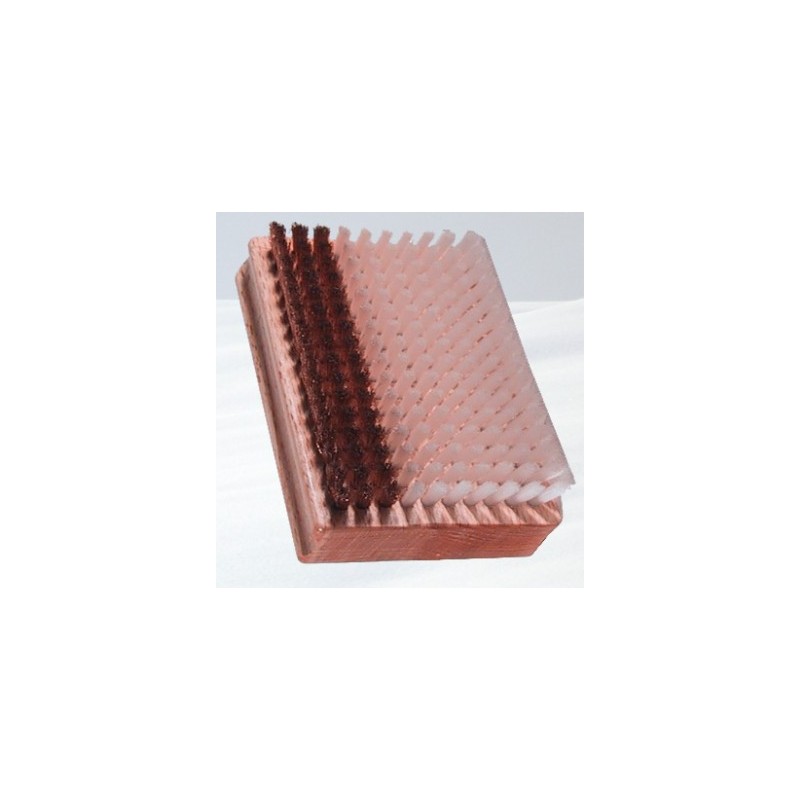 Brosse mixte nylon/bronze Brosse mixte nylon/bronze